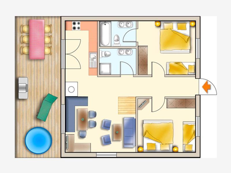 Luxury Chalets Wiesenruh Бихльбах Экстерьер фото
